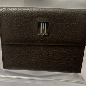 Missoni Brown Leather Wallet